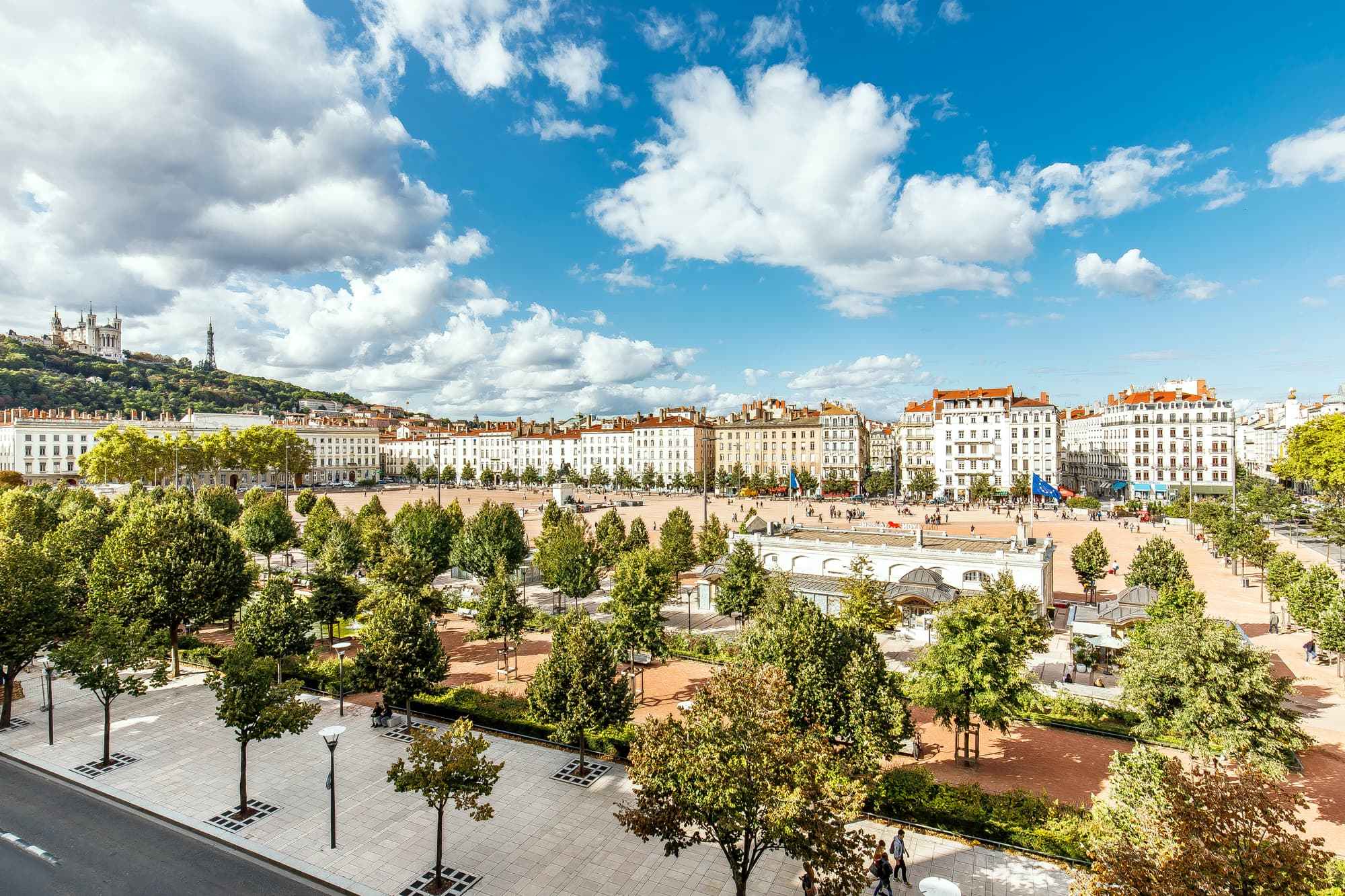 Bellecour district Lyon