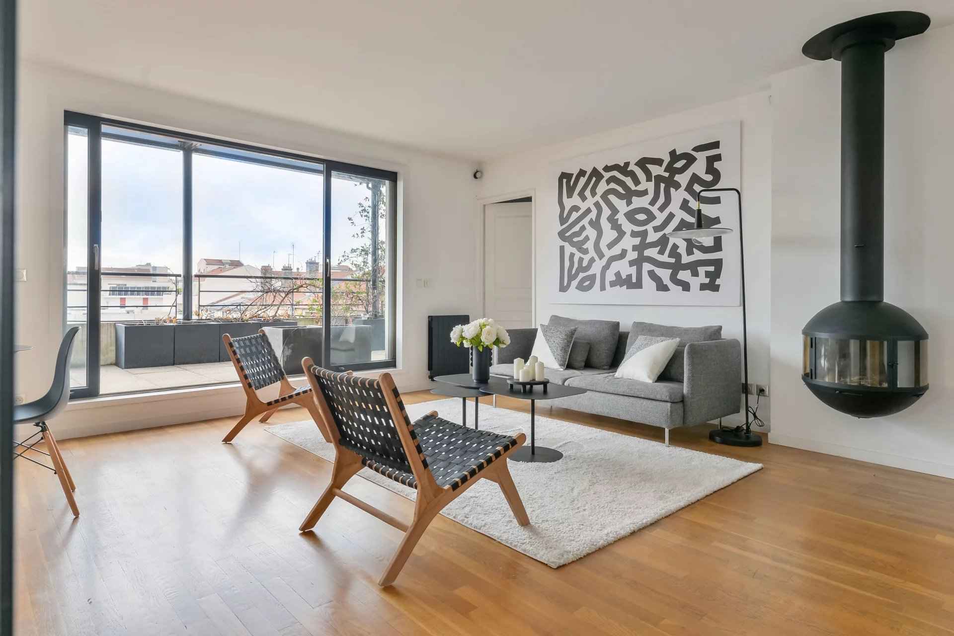 À vendre appartement toit-terrasse Lyon 3 - Voltaire St Amour