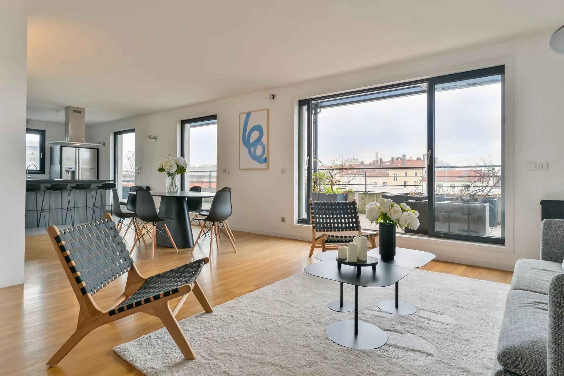 À vendre appartement toit-terrasse Lyon 3 - Voltaire St Amour