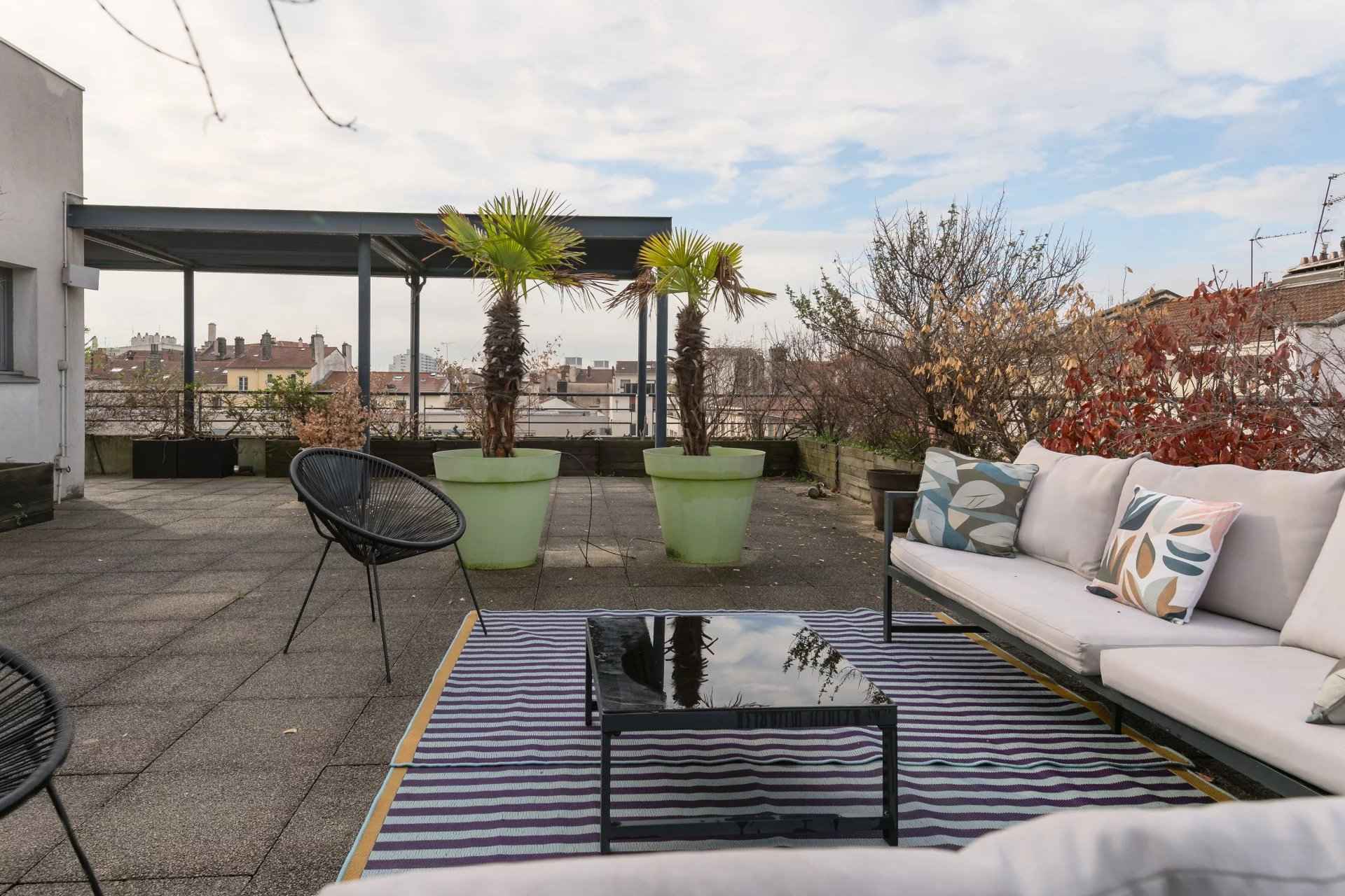 À vendre appartement toit-terrasse Lyon 3 - Voltaire St Amour